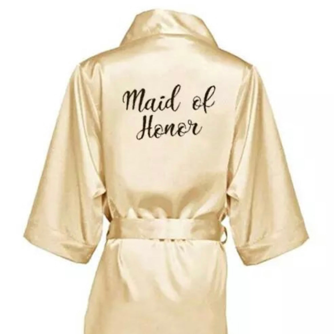 "MAID OF HONOR" ROBE