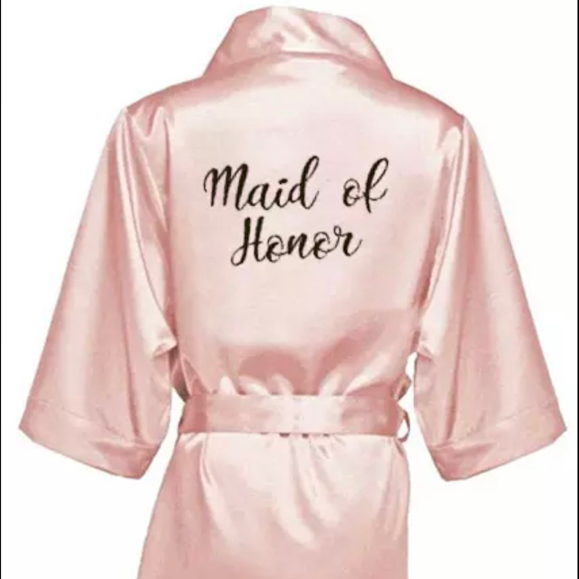 "MAID OF HONOR" ROBE